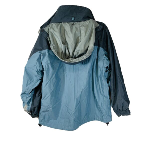 Columbia Omnitech Jacket Women's Small Blue Packaway Hood - Picture 3 of 16